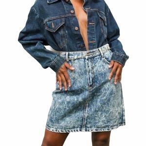 Denim Mini Skirt